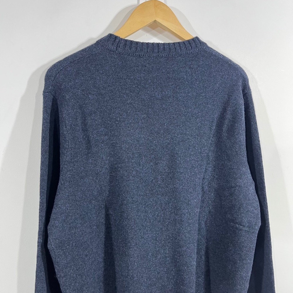 J.Crew Fisherman Quiet Luxury Merino Wool Crewneck Sweater Preppy Womens Large - Picture 5 of 8